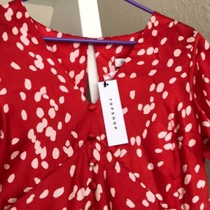 topshop dalmatian dress